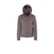 Hoodie met dubbele rits Moorer , Brown , Heren