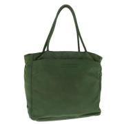 Pre-owned Nylon handbags Prada Vintage , Green , Dames