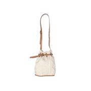 Pre-owned Canvas crossbody-bags Ralph Lauren Pre-owned , White , Dames