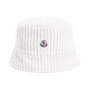 Licht Beige Bucket Hat Moncler , Beige , Dames