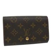 Pre-owned Canvas wallets Louis Vuitton Vintage , Brown , Dames