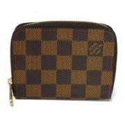 Pre-owned Canvas wallets Louis Vuitton Vintage , Brown , Dames