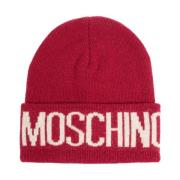 Pet met logo Moschino , Red , Unisex