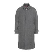 Grijze Medium Jas Brunello Cucinelli , Gray , Heren