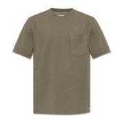 T-shirt met zak Officine Générale , Green , Heren