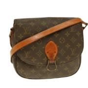 Pre-owned Canvas louis-vuitton-bags Louis Vuitton Vintage , Brown , Da...