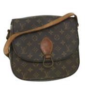 Pre-owned Canvas shoulder-bags Louis Vuitton Vintage , Brown , Dames