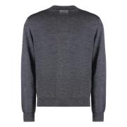 Heather Merino Wol Trui Isabel Marant , Gray , Heren