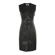 Elegante Jurk voor Speciale Gelegenheden Msgm , Black , Dames