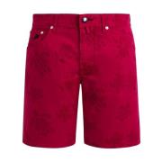 Schildpadprint Heren Bermuda Shorts Vilebrequin , Red , Heren