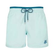 Heren Solid Bicolore Zwemshorts Vilebrequin , Blue , Heren