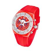 Stalen Chrono Horloge Vilebrequin , Red , Heren