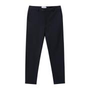 Slim Fit Como Suit Broek Les Deux , Blue , Heren