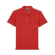 Heren Terry Polo Shirt Vilebrequin , Red , Heren