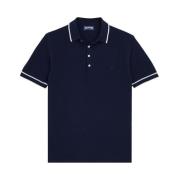 Heren Katoenen Polo Shirt Lichtgewicht Vilebrequin , Blue , Heren