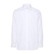 Wit Overhemd Klassieke Stijl Lardini , White , Heren