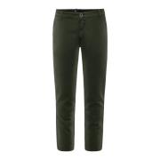 Stretch katoenen chino broek trendy winter BomBoogie , Green , Heren