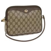 Pre-owned Leather gucci-bags Gucci Vintage , Beige , Dames