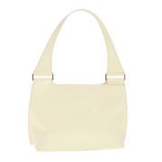 Pre-owned Coated canvas handbags Gucci Vintage , White , Dames