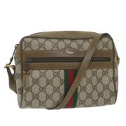 Pre-owned Canvas gucci-bags Gucci Vintage , Beige , Dames