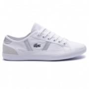 Witte Sneakers Sideline 219 1 Lacoste , White , Dames