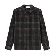 Checked Overshirt 2.0 Les Deux , Black , Heren