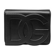 Zwarte Deerskin Schoudertas Dolce & Gabbana , Black , Heren