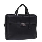 Pre-owned Leather handbags Prada Vintage , Black , Dames