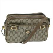 Pre-owned Leather gucci-bags Gucci Vintage , Beige , Dames