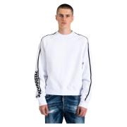 Katoenen sweatshirt Dsquared2 , White , Heren