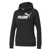 Essentials Logo Hoodie Puma , Black , Dames