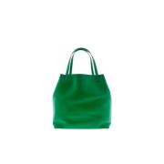 Matryoshka L Groene Leren Tas Carolina Herrera , Green , Dames