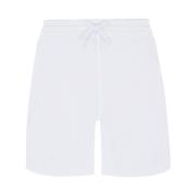 Schildpad geborduurde katoenen shorts voor dames Vilebrequin , White ,...