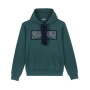 Heren Katoenen Hoodie Vilebrequin , Green , Heren