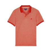 Heren Katoenen Poloshirt met Kleurverandering Vilebrequin , Red , Here...