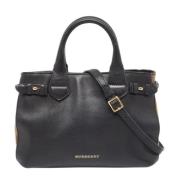 Pre-owned Fabric totes Burberry Vintage , Black , Dames