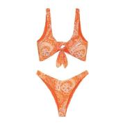 Bikinitop EN Broekje Americano Vast Sunrise F**k , Multicolor , Dames