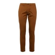 Katoenen Chino Slim Zomerbroek Liu Jo , Brown , Heren