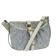 Pre-owned Canvas celine-bags Celine Vintage , Blue , Dames