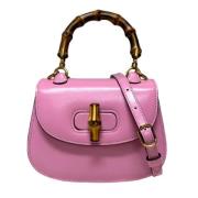 Pre-owned Canvas gucci-bags Gucci Vintage , Pink , Dames