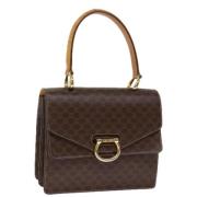 Pre-owned Leather handbags Celine Vintage , Brown , Dames