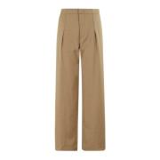 Stijlvolle Broek voor Vrouwen Dondup , Beige , Dames