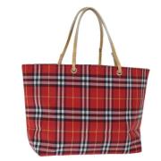 Pre-owned Nylon handbags Burberry Vintage , Red , Dames