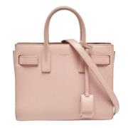 Pre-owned Leather totes Yves Saint Laurent Vintage , Pink , Dames