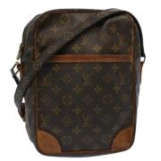 Pre-owned Canvas shoulder-bags Louis Vuitton Vintage , Brown , Dames