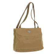 Pre-owned Nylon prada-bags Prada Vintage , Beige , Dames