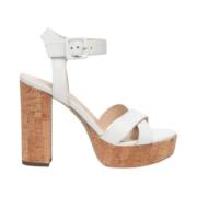 Hoge hak sandalen Nerogiardini , White , Dames