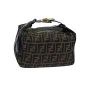 Pre-owned Canvas handbags Fendi Vintage , Brown , Dames