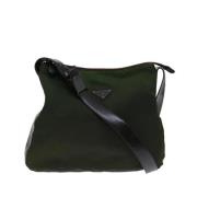 Pre-owned Nylon prada-bags Prada Vintage , Green , Dames