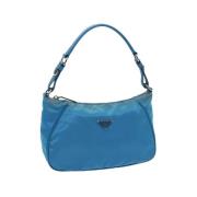 Pre-owned Nylon prada-bags Prada Vintage , Blue , Dames